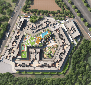 Project Image of 679.53 - 1041.41 Sq.ft 2 BHK Apartment for buy in Basil Maximus Wing H