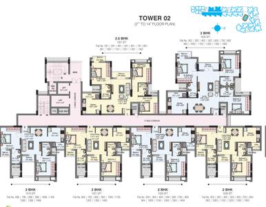 Project Image of 594.0 - 2022.0 Sq.ft 1 BHK Apartment for buy in Lake Dugar