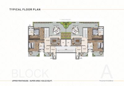 Project Image of 1100 Sq.ft 3 BHK Apartment / Flat for sale in Daun Majra for Rs. 9850000