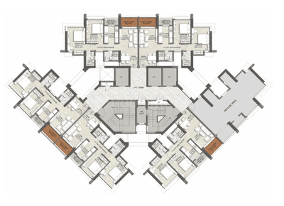 Project Image of 850 Sq.ft 2 BHK Apartment / Flat for sale in Thane West for Rs. 17000000