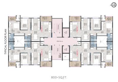 Project Image of 1150 Sq.ft 2 BHK Apartment / Flat for sale in Tathawade for Rs. 8000000