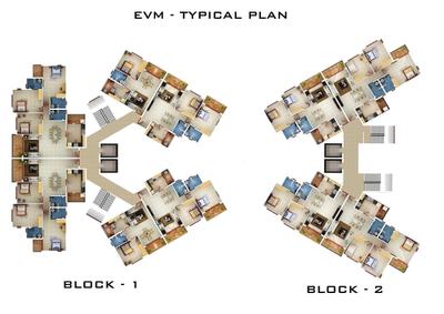 Project Image of 1255 Sq.ft 3 BHK Apartment / Flat for sale in Kakkanad for Rs. 7500000