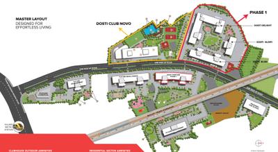 Project Image of 150.26 - 282.34 Sq.ft 1 RK Apartment for buy in Dosti Greater Thane Phase 1