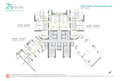 Project Image of 1721.0 - 3050.0 Sq.ft 3 BHK Apartment for buy in Hubtown Twenty Five South North Tower