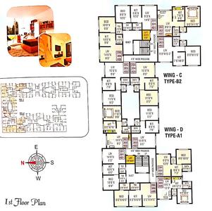 Project Image of 260.0 - 381.0 Sq.ft 1 BHK Apartment for buy in Ideal City Bldg No 2