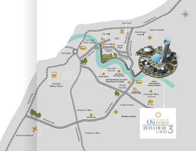 Project Image of 1734 Sq.ft 3 BHK Apartment / Flat for sale in Gomti Nagar for Rs. 23000000