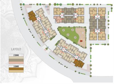 Project Image of 614.3 - 768.87 Sq.ft 2 BHK Apartment for buy in Amar Bansari Luxuria
