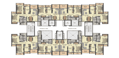 Project Image of 470.0 - 1100.0 Sq.ft 1 BHK Apartment for buy in Swaminarayan City Phase 1A