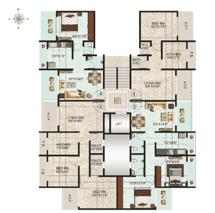 Project Image of 470.0 - 1650.0 Sq.ft 1 RK Apartment for buy in Mohan Palms