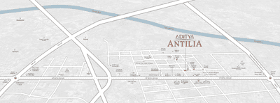 Project Image of 860.9 - 867.68 Sq.ft 3 BHK Apartment for buy in Aditya Antilia