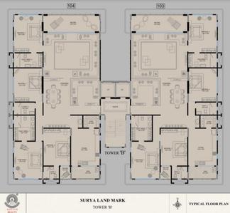 Project Image of 0.0 - 5460.0 Sq.ft 4 BHK Apartment for buy in Ascon Surya Landmark