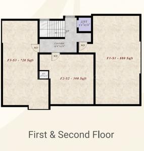 Project Image of 500.0 - 880.0 Sq.ft 1 BHK Apartment for buy in AK Azurite