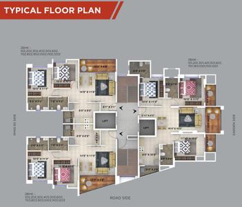 Project Image of 623.0 - 848.2 Sq.ft 2 BHK Apartment for buy in Kumar Primrose C Building