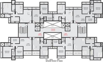 Project Image of 302.0 - 469.0 Sq.ft 1 BHK Apartment for buy in Bathija Tulsa Namdev Residency Apartment