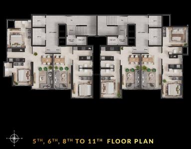 Project Image of 489.0 - 1955.0 Sq.ft 1 BHK Apartment for buy in Esto Arkis