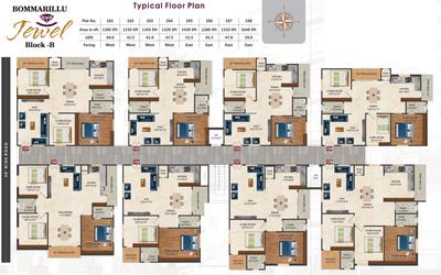 Project Image of 1150.0 - 1640.0 Sq.ft 2 BHK Apartment for buy in Bommarillu Jewel Block B