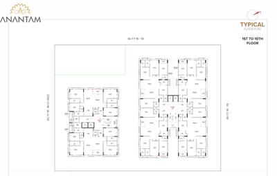 Project Image of 1933.52 - 2066.24 Sq.ft 4 BHK Apartment for buy in Nest Anantam