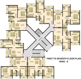Project Image of 233.0 - 446.0 Sq.ft 1 BHK Apartment for buy in Deepali Heramb Park Phase II
