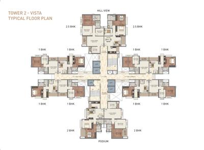 Project Image of 415.49 - 1125.8 Sq.ft 1 BHK Apartment for buy in Paradise Sai World Dreams