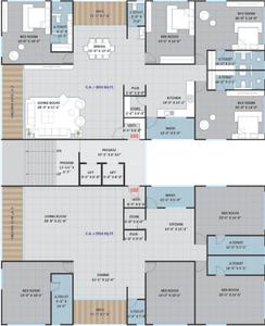 Project Image of 2176.0 - 5446.0 Sq.ft 4 BHK Apartment for buy in The Polaris Avenue The Polaris Avenue