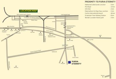 Project Image of 1290.0 - 1742.0 Sq.ft 2 BHK Apartment for buy in Purva Eternity 