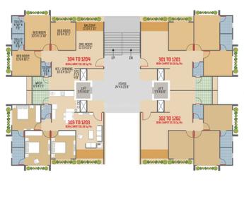 Project Image of 627.75 - 1917.81 Sq.ft 2 BHK Apartment for buy in Tirth 3