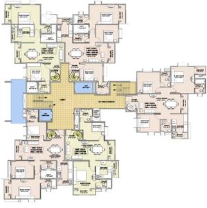 Project Image of 1123.0 - 1432.0 Sq.ft 2 BHK Apartment for buy in Confident Althena