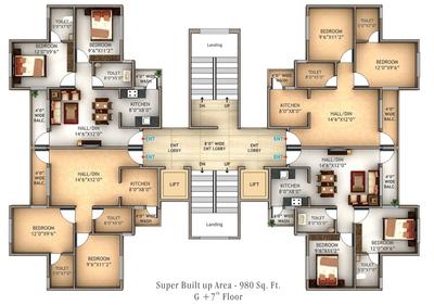 Gallery Cover Pic of Sandesh City Apartments 2