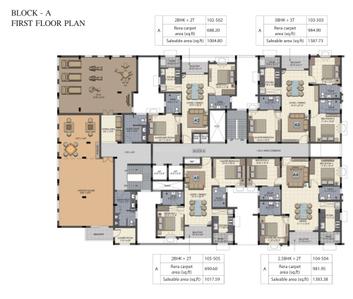 Project Image of 1005.0 - 1480.0 Sq.ft 2 BHK Apartment for buy in Kochars Neetu Arjun Garden