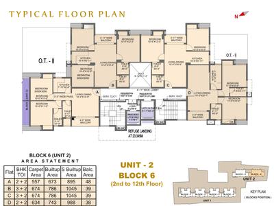 Project Image of 882.0 - 1148.0 Sq.ft 2 BHK Apartment for buy in Rohra Imperial