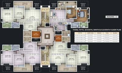 Project Image of 398.0 - 673.0 Sq.ft 1.5 BHK Apartment for buy in Three S Shaurya Residence