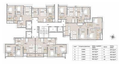 Project Image of 431.0 - 1289.0 Sq.ft 1 BHK Apartment for buy in Arkade Crown