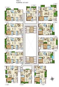 Project Image of 2475.0 - 4850.0 Sq.ft 3 BHK Apartment for buy in Namitha 360 Life Phase 1