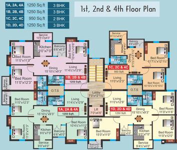 Project Image of 872.0 - 1510.0 Sq.ft 2 BHK Apartment for buy in AP Amiritha