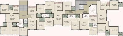 Project Image of 762.84 - 975.0 Sq.ft 3 BHK Penthouse for buy in Sai Heritage Green