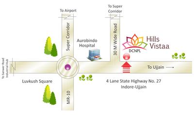 Project Image of 986 Sq.ft 2.5 BHK Apartment / Flat for sale in Bhawrasla for Rs. 8700000
