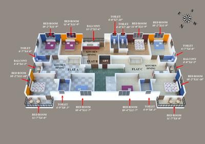 Project Image of 900.0 - 1250.0 Sq.ft 2 BHK Apartment for buy in Papa Phase 1
