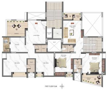 Project Image of 500.0 - 2000.0 Sq.ft 1 BHK Apartment for buy in Vimal Residences
