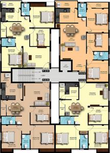 Project Image of 1140.0 - 1192.0 Sq.ft 2.5 BHK Apartment for buy in Oliyas Maple