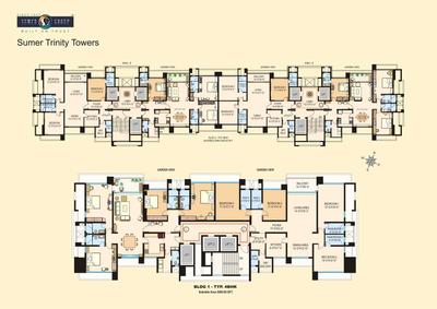 Project Image of 2054.0 - 5257.0 Sq.ft 3 BHK Apartment for buy in Sumer Trinity Towers