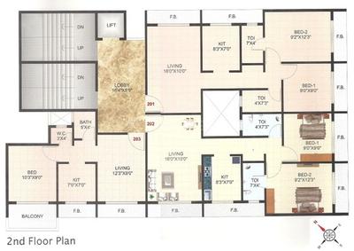 Project Image of 620.0 - 1110.0 Sq.ft 1 BHK Apartment for buy in Jay Corner