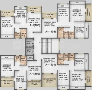 Project Image of 404.0 - 709.0 Sq.ft 1 BHK Apartment for buy in Marathwada Hari Prayag Residency Project 1