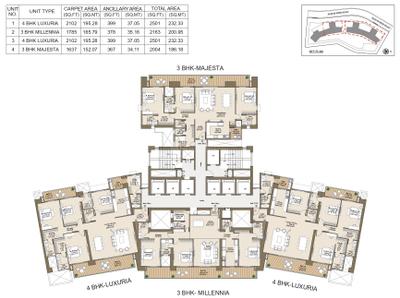 Project Image of 2004.0 - 2501.0 Sq.ft 3 BHK Apartment for buy in L And T Green Reserve Tower 3 and 4
