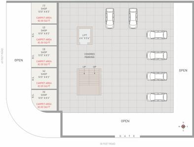 Project Image of 402.0 - 613.0 Sq.ft 1 BHK Apartment for buy in Paramount Arcade 2