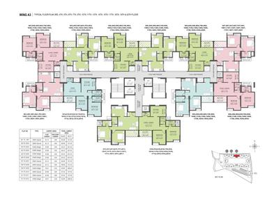 Project Image of 651.0 - 1005.0 Sq.ft 2 BHK Apartment for buy in Gini Vivante Phase 01