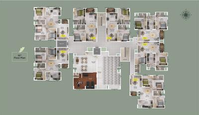 Project Image of 822.0 - 1066.0 Sq.ft 2 BHK Apartment for buy in Confident Silver Oak