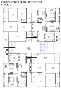 Project Image of 1206.85 - 1281.98 Sq.ft 3 BHK Apartment for buy in Balaji Sahitya Luxuria