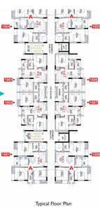 Project Image of 700.95 - 976.18 Sq.ft 2 BHK Apartment for buy in Singhania Harshit Landmark Phase I Block A And B