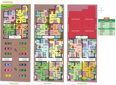 Project Image of 1010.0 - 1790.0 Sq.ft 2 BHK Apartment for buy in Meridian Sembakkam
