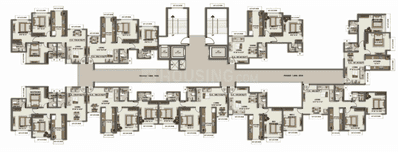 Project Image of 453.48 - 733.24 Sq.ft 1 BHK Apartment for buy in Ritz Tower I